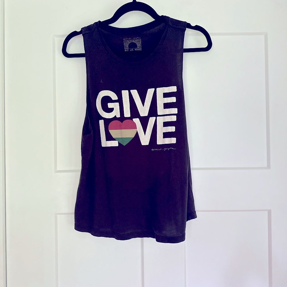 Black Spiritual Gangster muscle tank size MEDIUM. Worn 1-2 times.